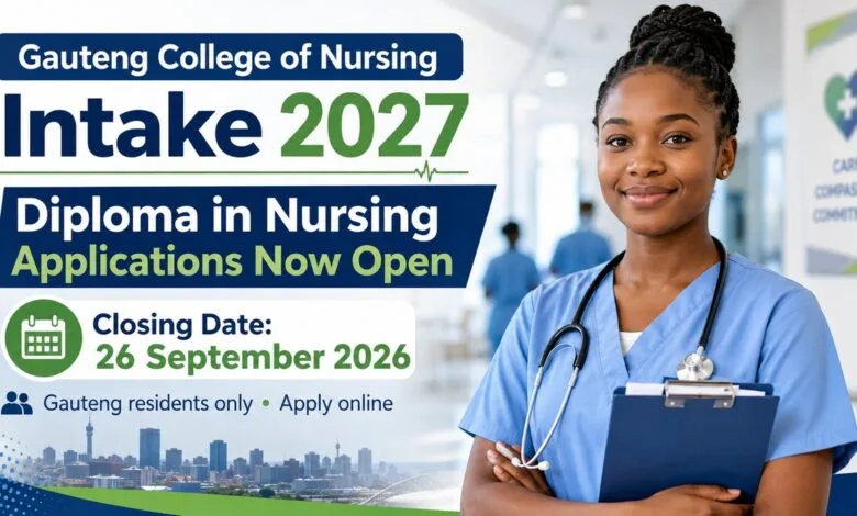 Gauteng College of Nursing Intake 2027: Diploma in Nursing Applications Now Open