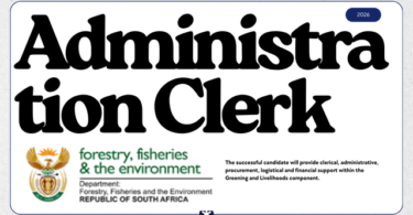 DFFE Administration Clerk Vacancy in Upington: Grade 12 and No Experience Required