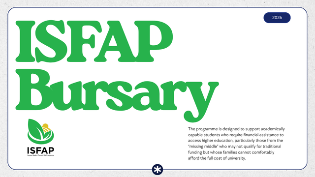 ISFAP Bursary 2027: Applications Open for South African Students